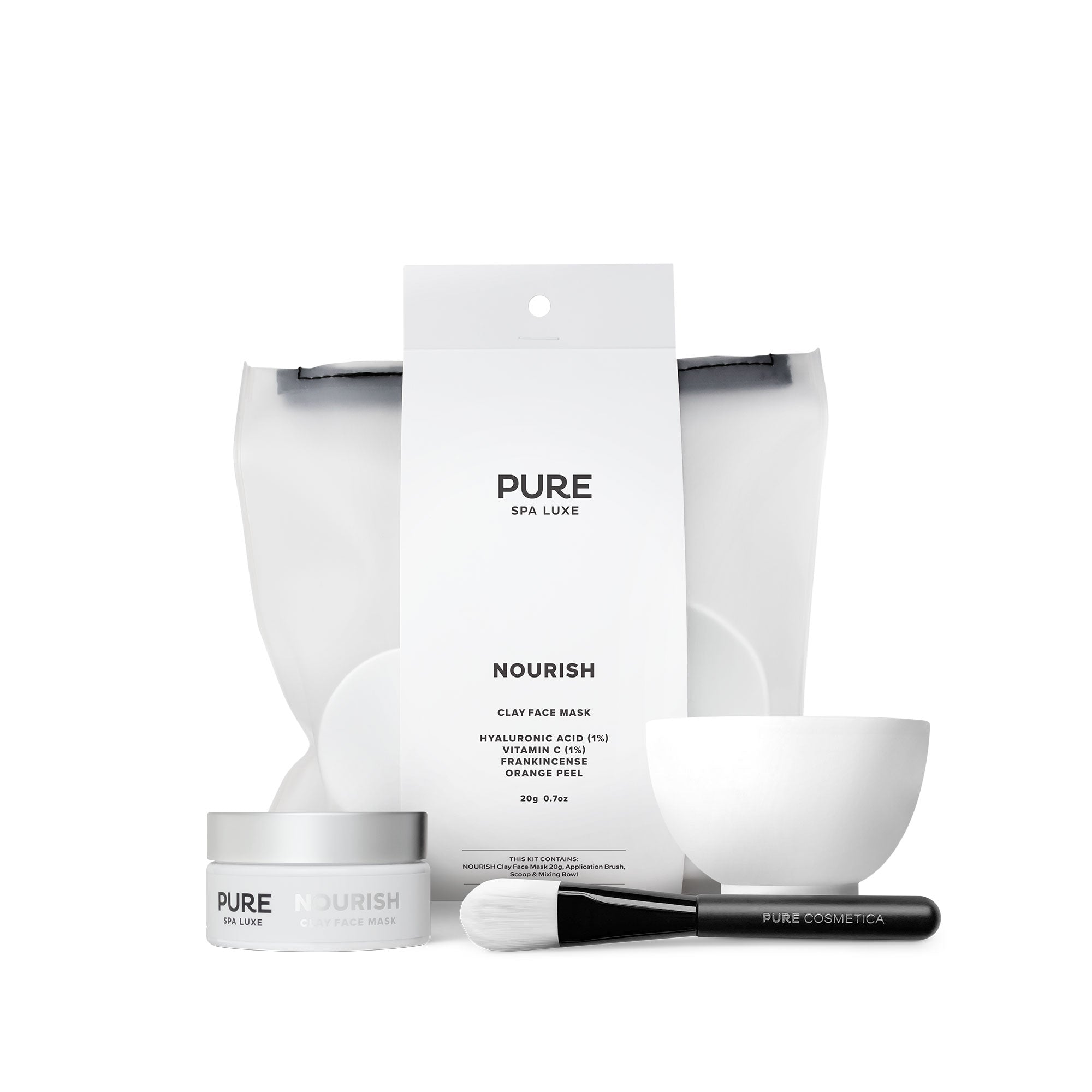 Pure Body Luxe Clay Face Mask Nourish 20g
