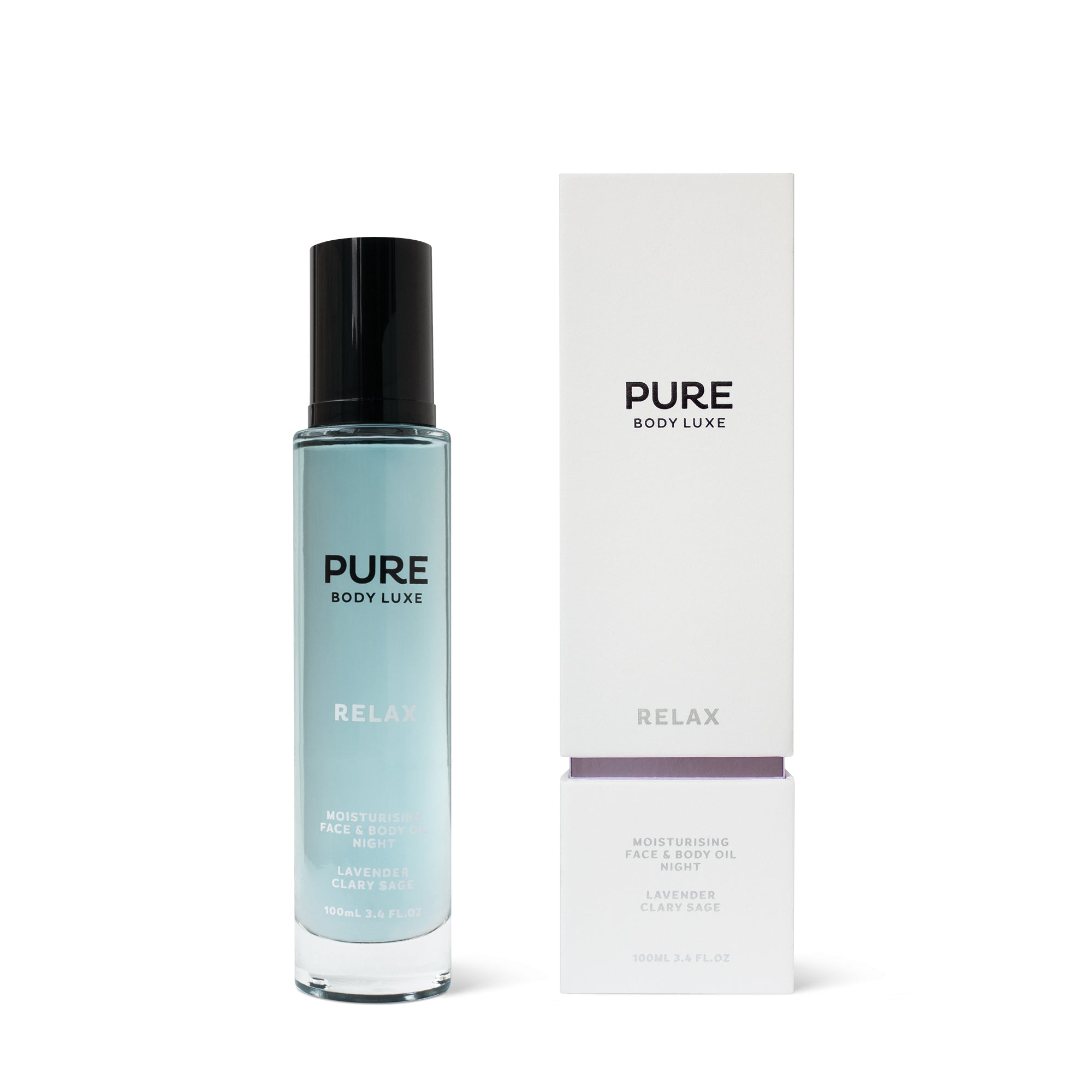 Pure Body Luxe Relax Face & Body Oil 100ml