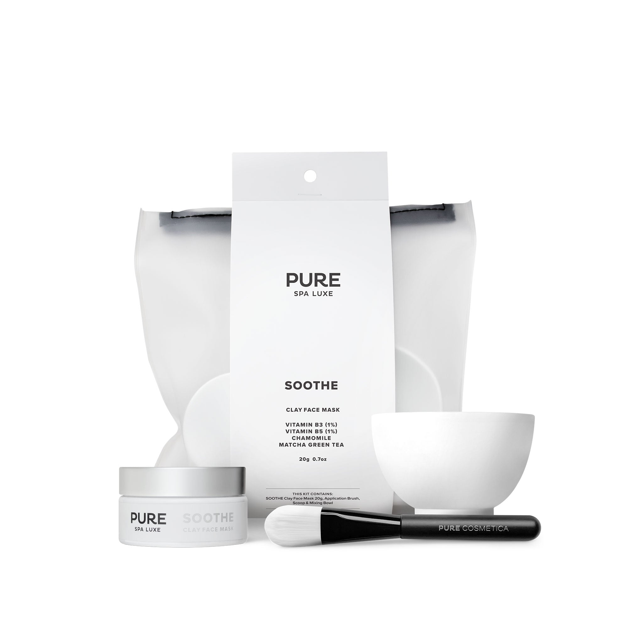 Pure Body Luxe Clay Face Mask Soothe 20g