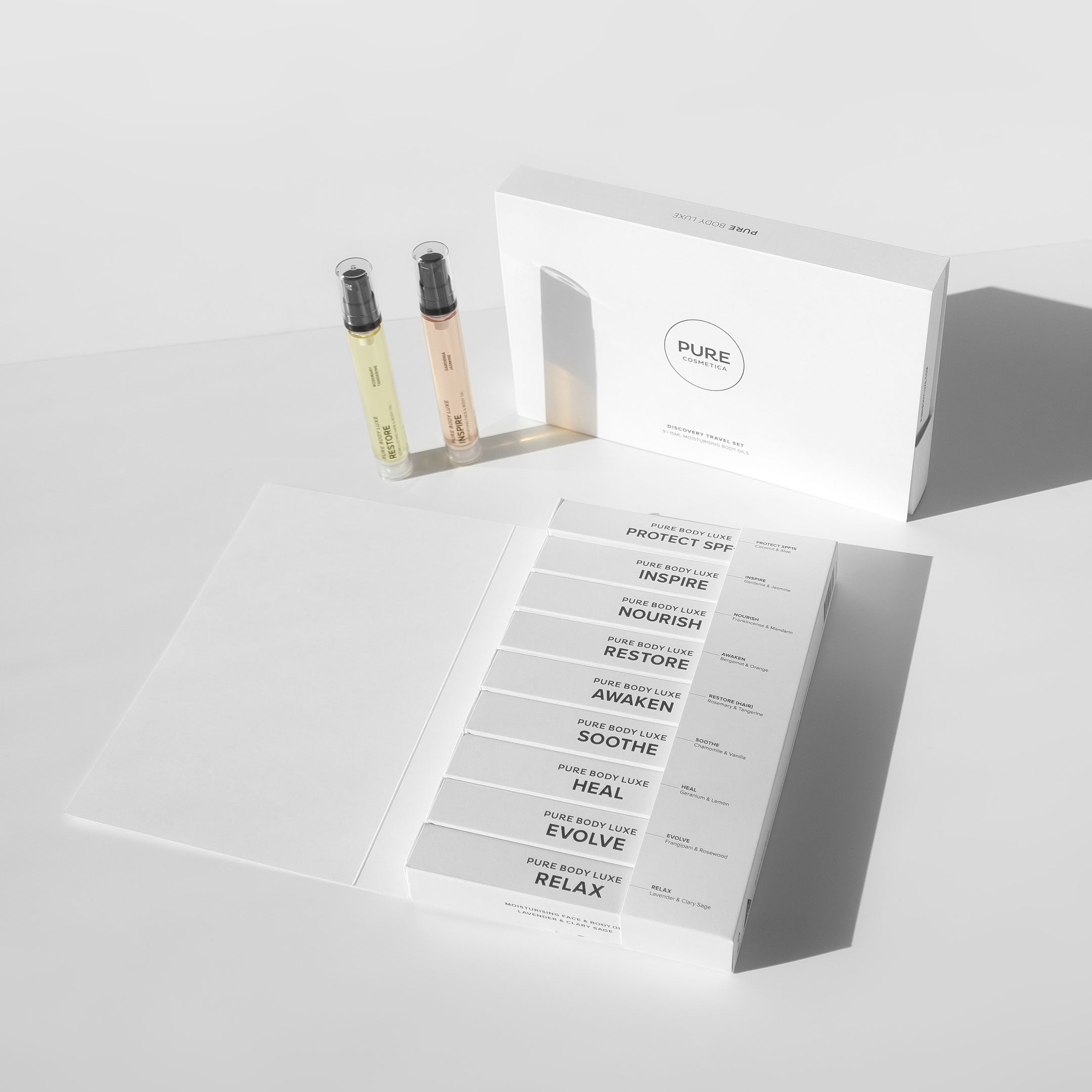 Pure Body Luxe Travel Set 9 × 15ml